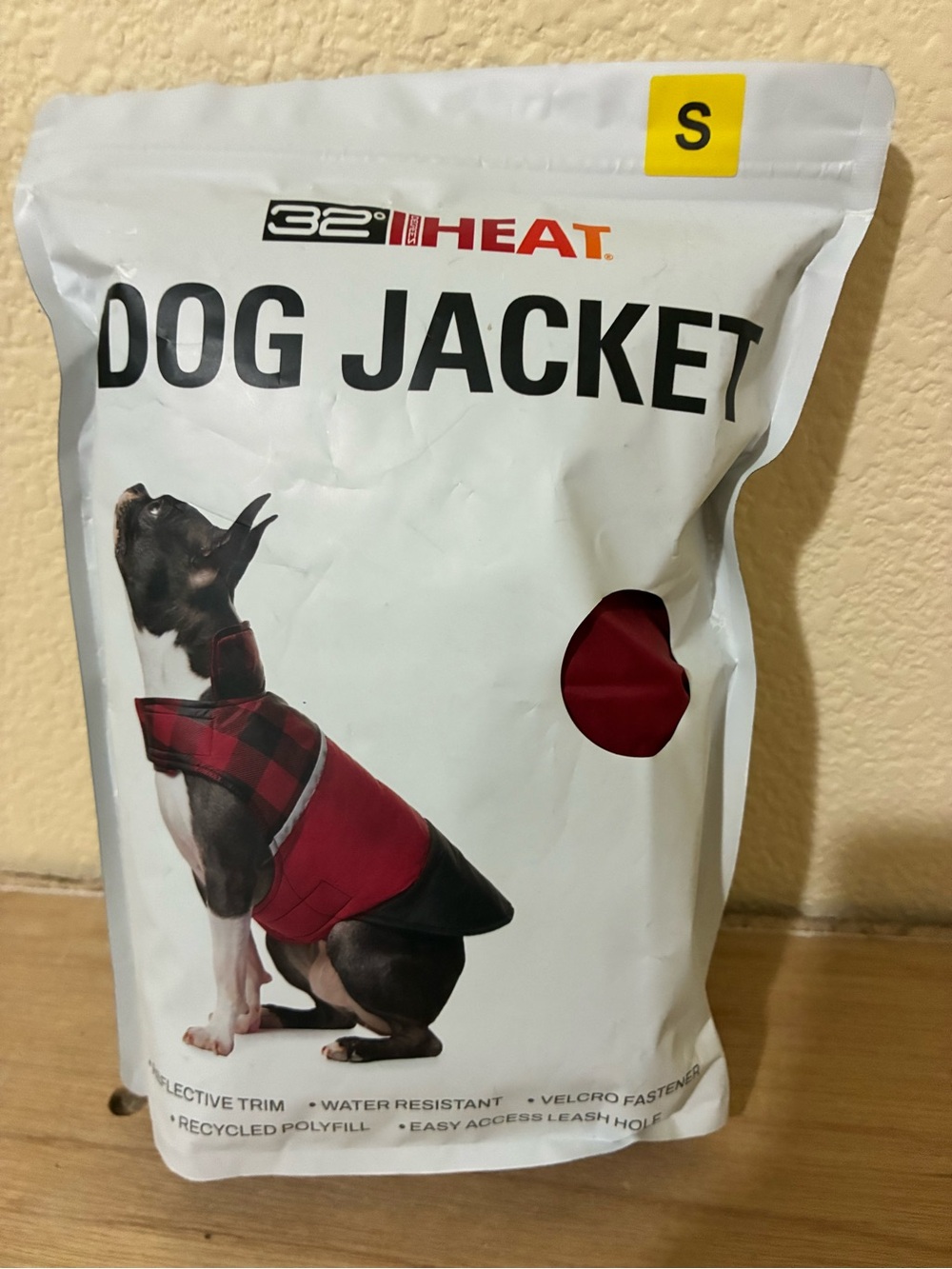32 Degrees Red Plaid Dog Jacket